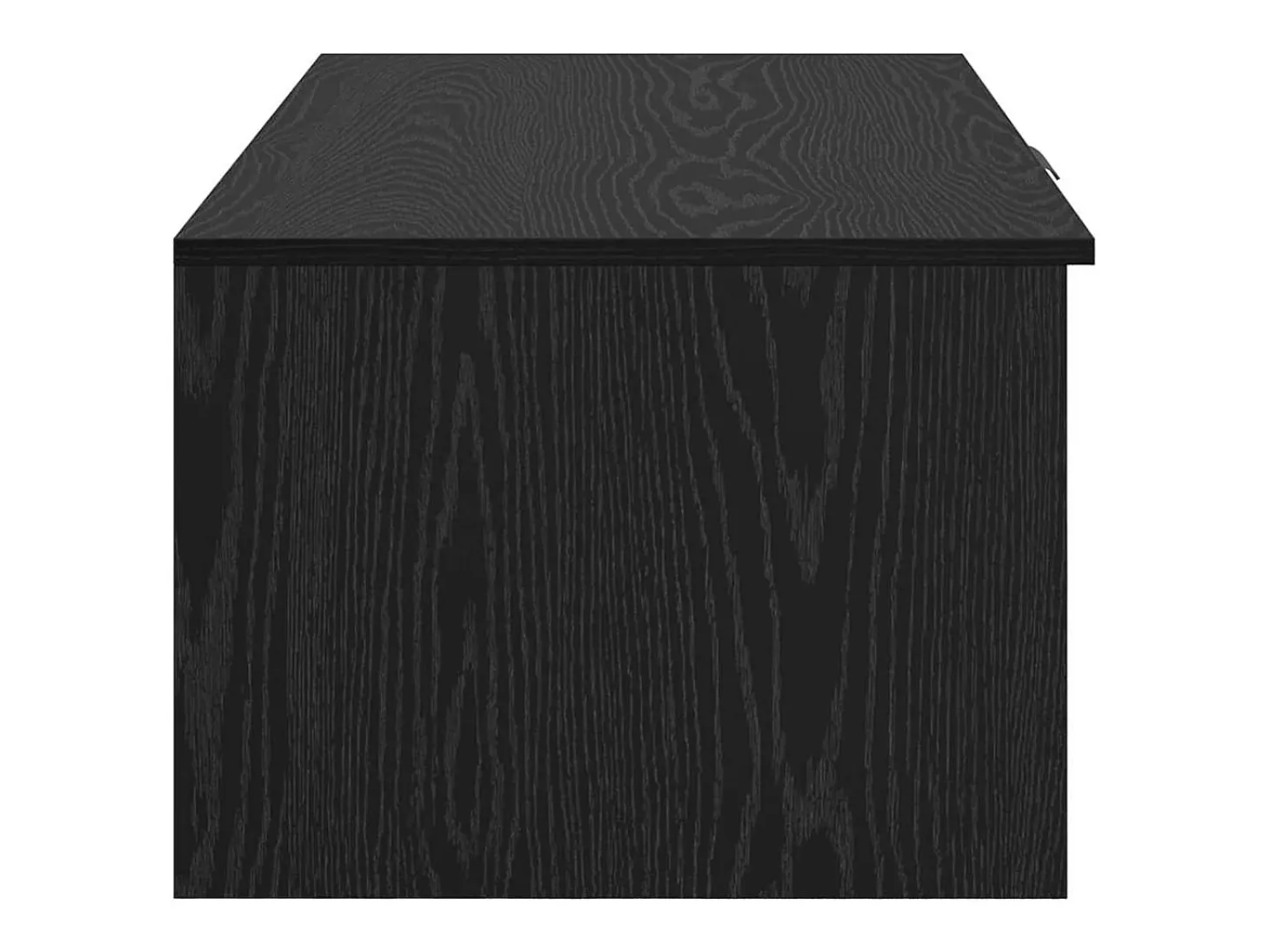 Mesa de Café Roble negro 100 x 50 x 36 cm Madera contrachapada