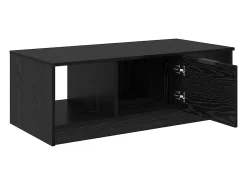 Mesa de Café Roble negro 100 x 50 x 36 cm Madera contrachapada