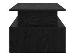 Mesa de Café Roble negro 90 x 55 x 42.5 cm Madera contrachapada