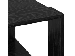 Mesa de Café Roble negro 51.5 x 51.5 x 30 cm