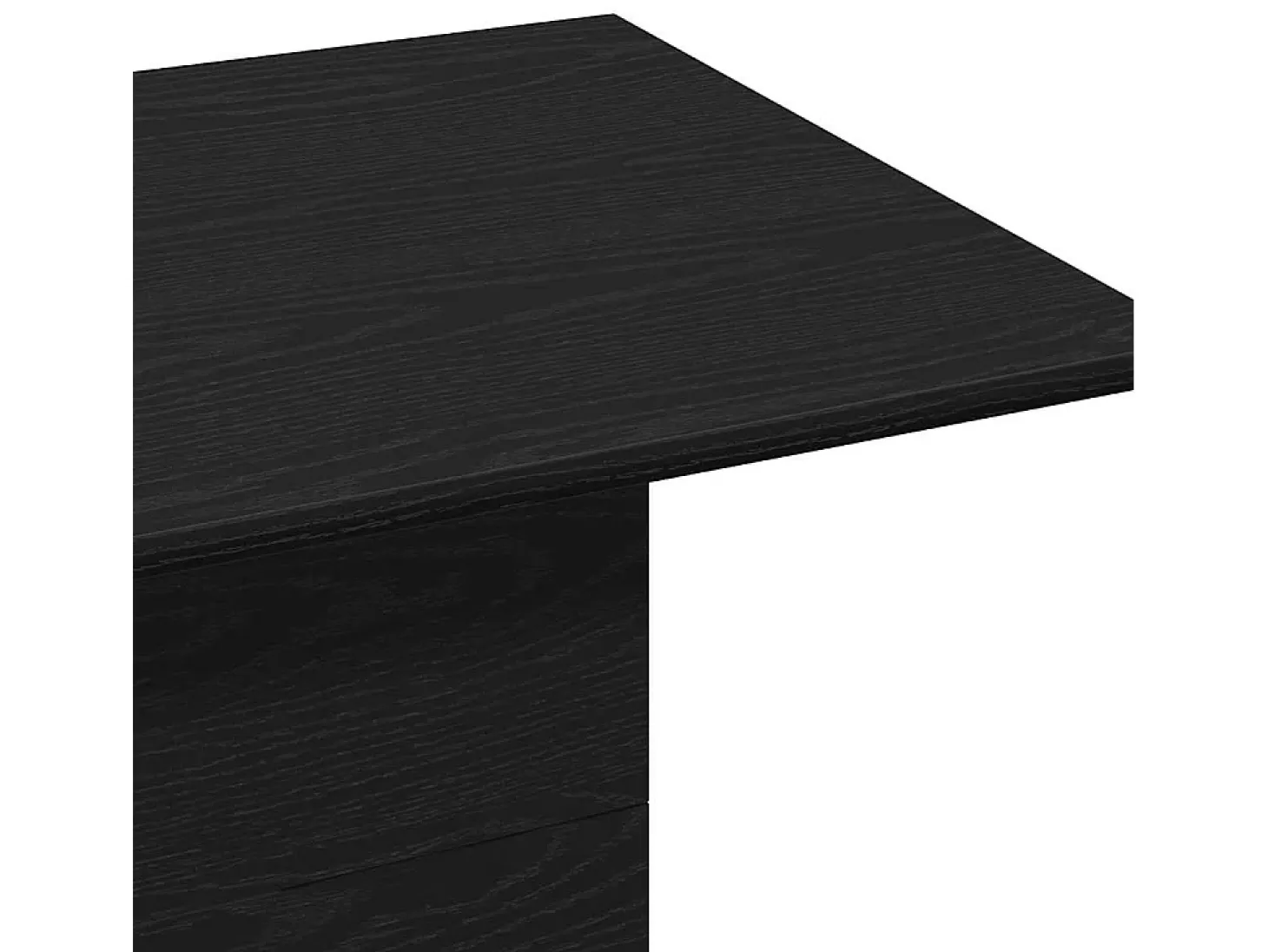 Mesa de Café Roble negro 102 x 55.5 x 40 cm