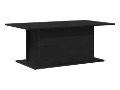 Mesa de Café Roble negro 102 x 55.5 x 40 cm