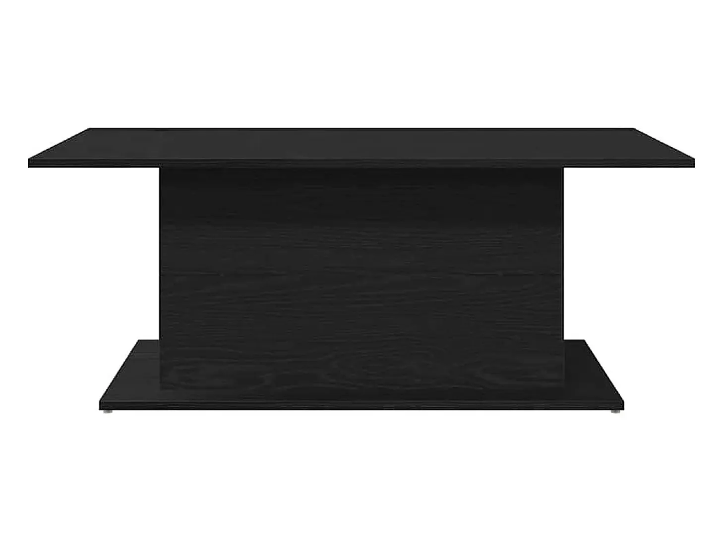 Mesa de Café Roble negro 102 x 55.5 x 40 cm