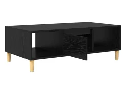 Mesa de Café Roble negro 103.5 x 60 x 35 cm