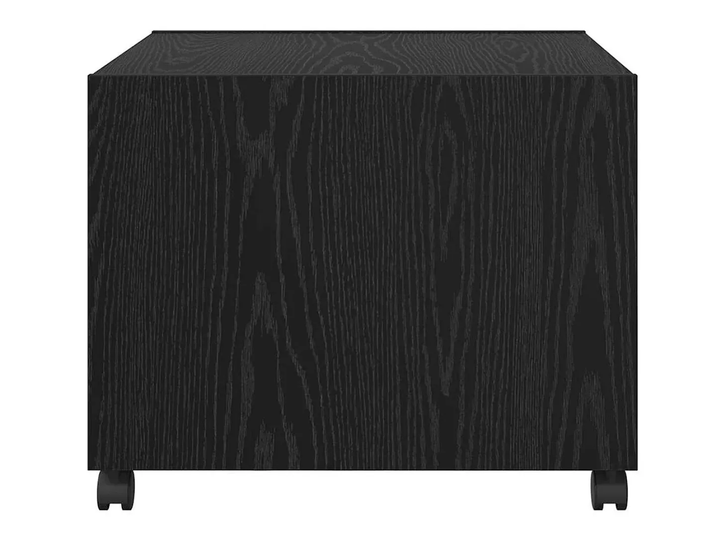 Mesa de Café Roble negro 55 x 55 x 45 cm Madera contrachapada