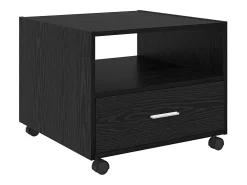 Mesa de Café Roble negro 55 x 55 x 45 cm Madera contrachapada