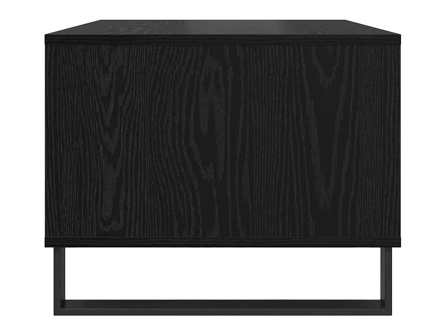 Mesa de Café Roble negro 60 x 50 x 40 cm Madera contrachapada