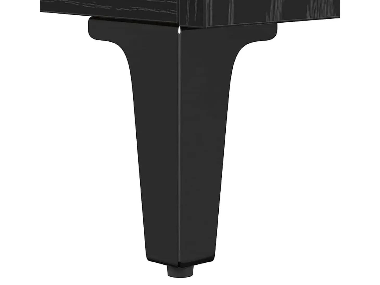 Mesa de Café Roble negro 90 x 49 x 45 cm Madera contrachapada