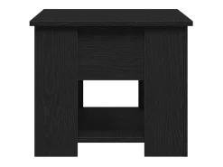 Mesa de Café Roble negro 79 x 49 x 41 cm Madera contrachapada
