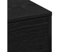 Mesa de Café Roble negro 90 x 90 x 28 cm Madera contrachapada