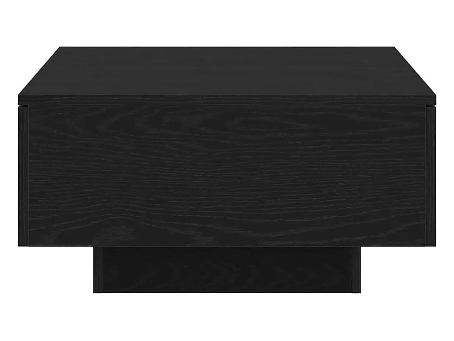 Mesa de Café Roble negro 90 x 60 x 31 cm Madera contrachapada