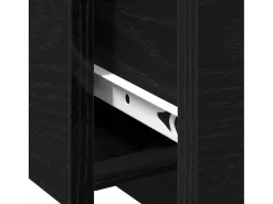 Mesa de Café Roble negro 90 x 60 x 31 cm Madera contrachapada