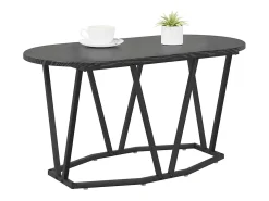 Mesa de Café Roble Negro 80 x 40 x 40.5 cm
