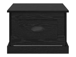 Mesa de Café Roble negro 50 x 50 x 35 cm Madera contrachapada