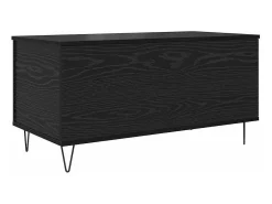Mesa de Café Roble negro 90 x 44.5 x 45 cm Madera contrachapada