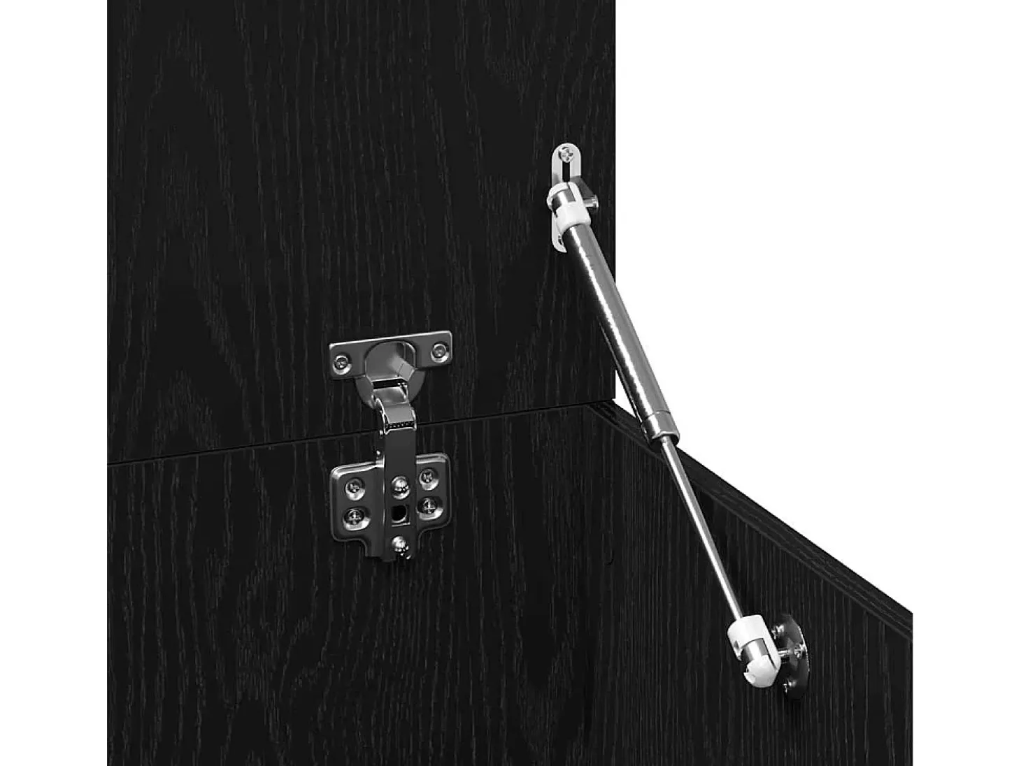 Mesa de Café Roble negro 150 x 50 x 35 cm Madera contrachapada