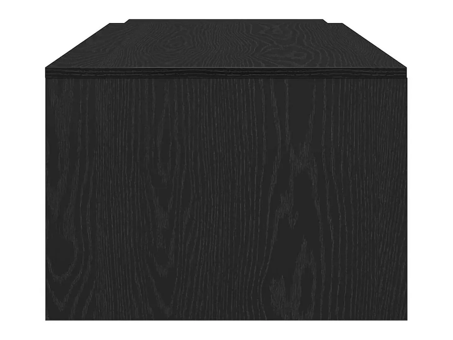 Mesa de Café Roble negro 150 x 50 x 35 cm Madera contrachapada
