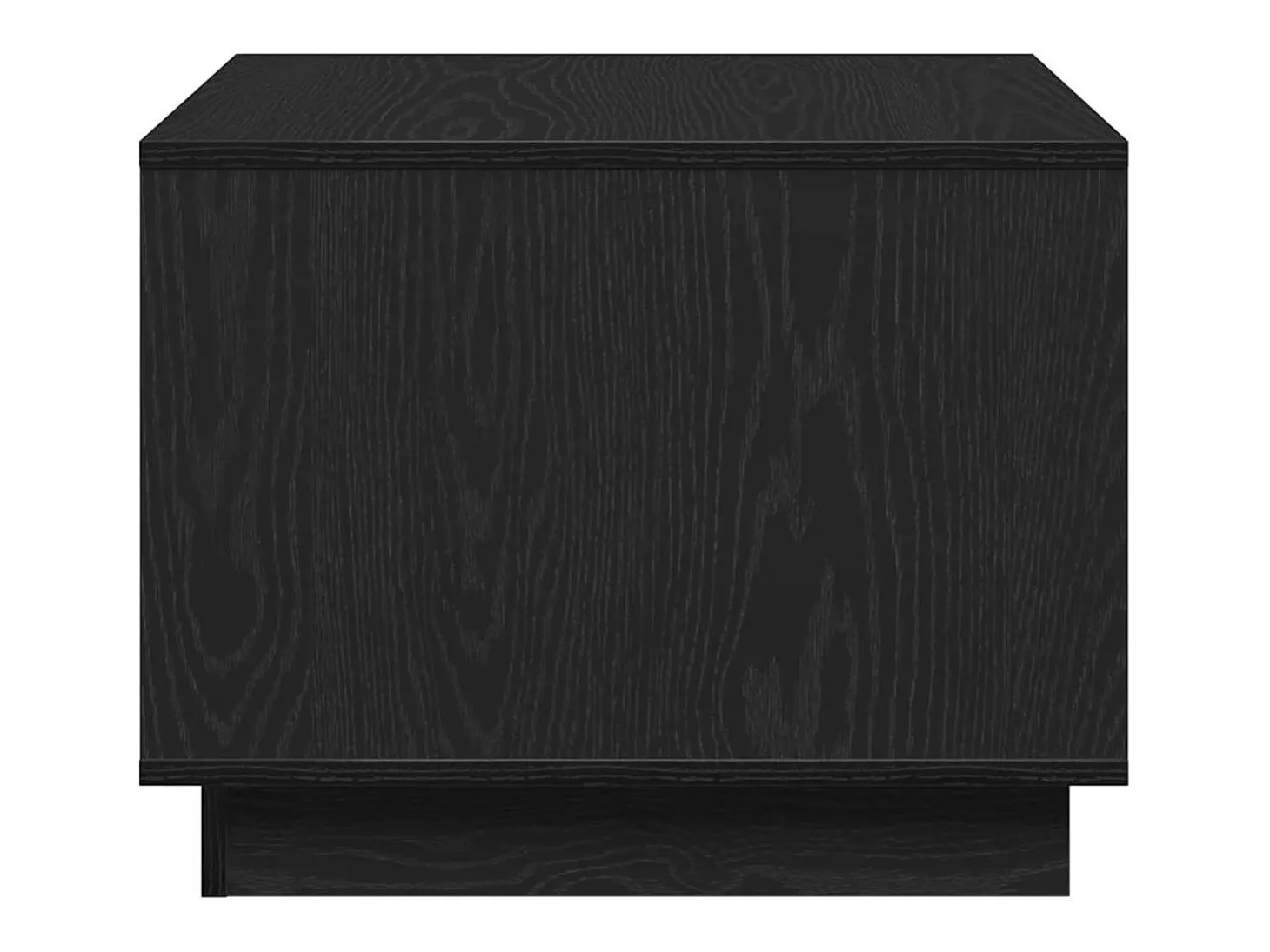 Mesa de Café Roble negro 55 x 55 x 42 cm Madera contrachapada