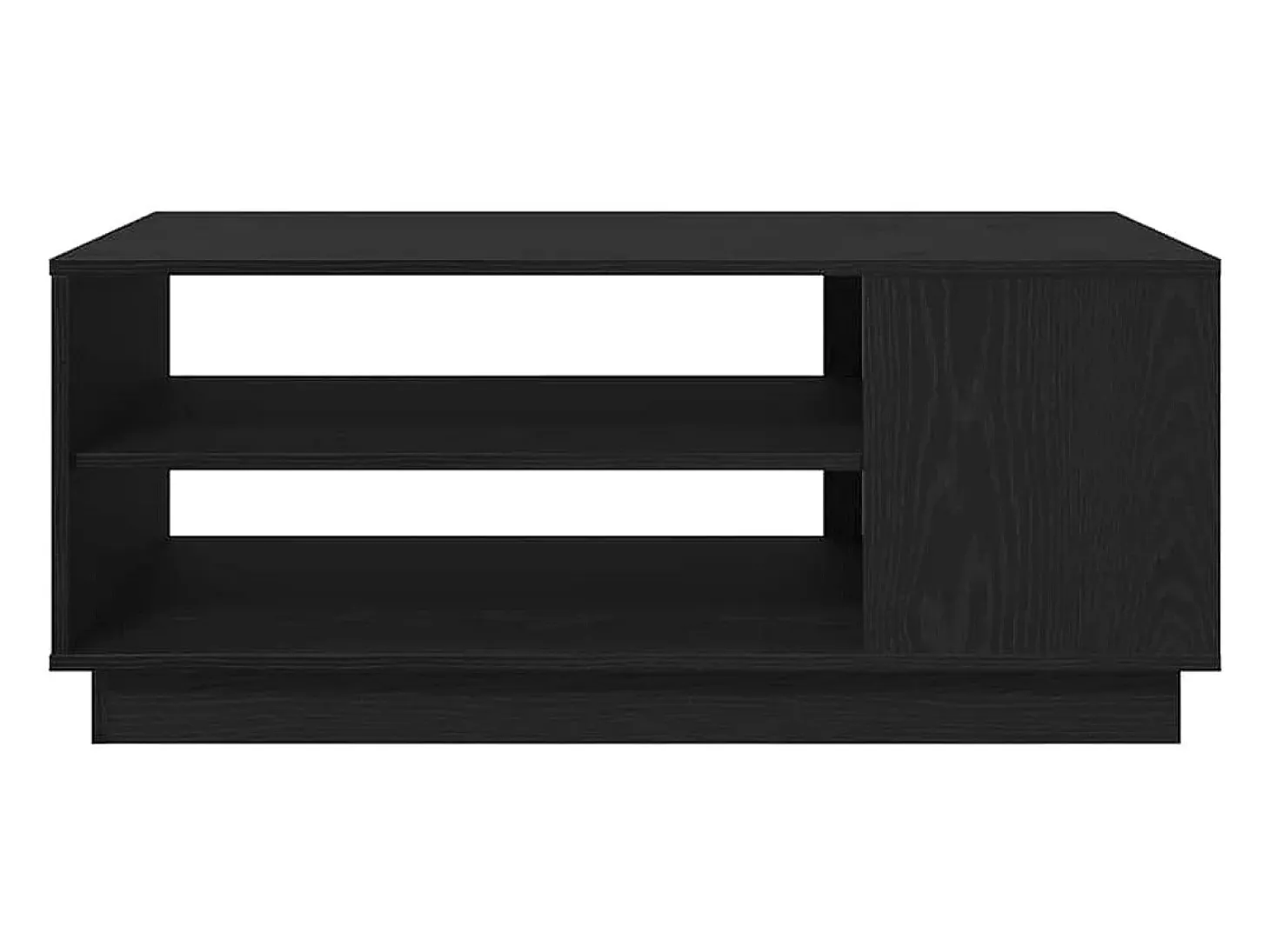 Mesa de Café Roble negro 102 x 55 x 43 cm Madera contrachapada