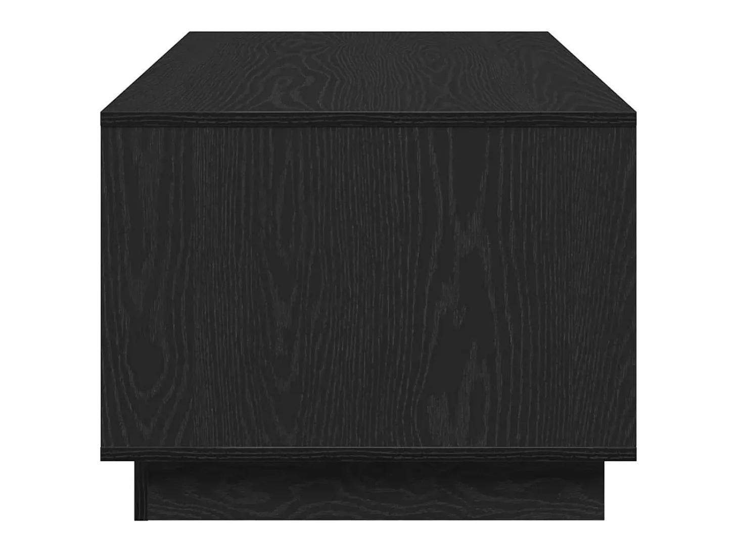 Mesa de Café Roble negro 102 x 55 x 43 cm Madera contrachapada