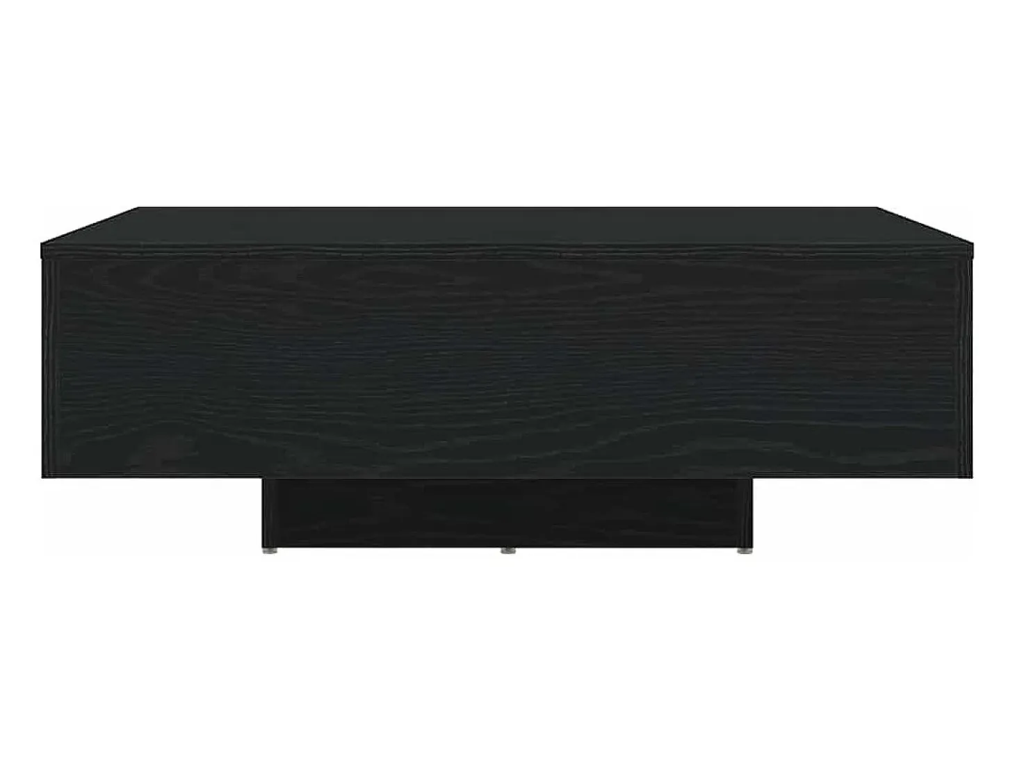 Mesa de Café Roble negro 85 x 55 x 31 cm Madera contrachapada
