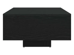 Mesa de Café Roble negro 85 x 55 x 31 cm Madera contrachapada
