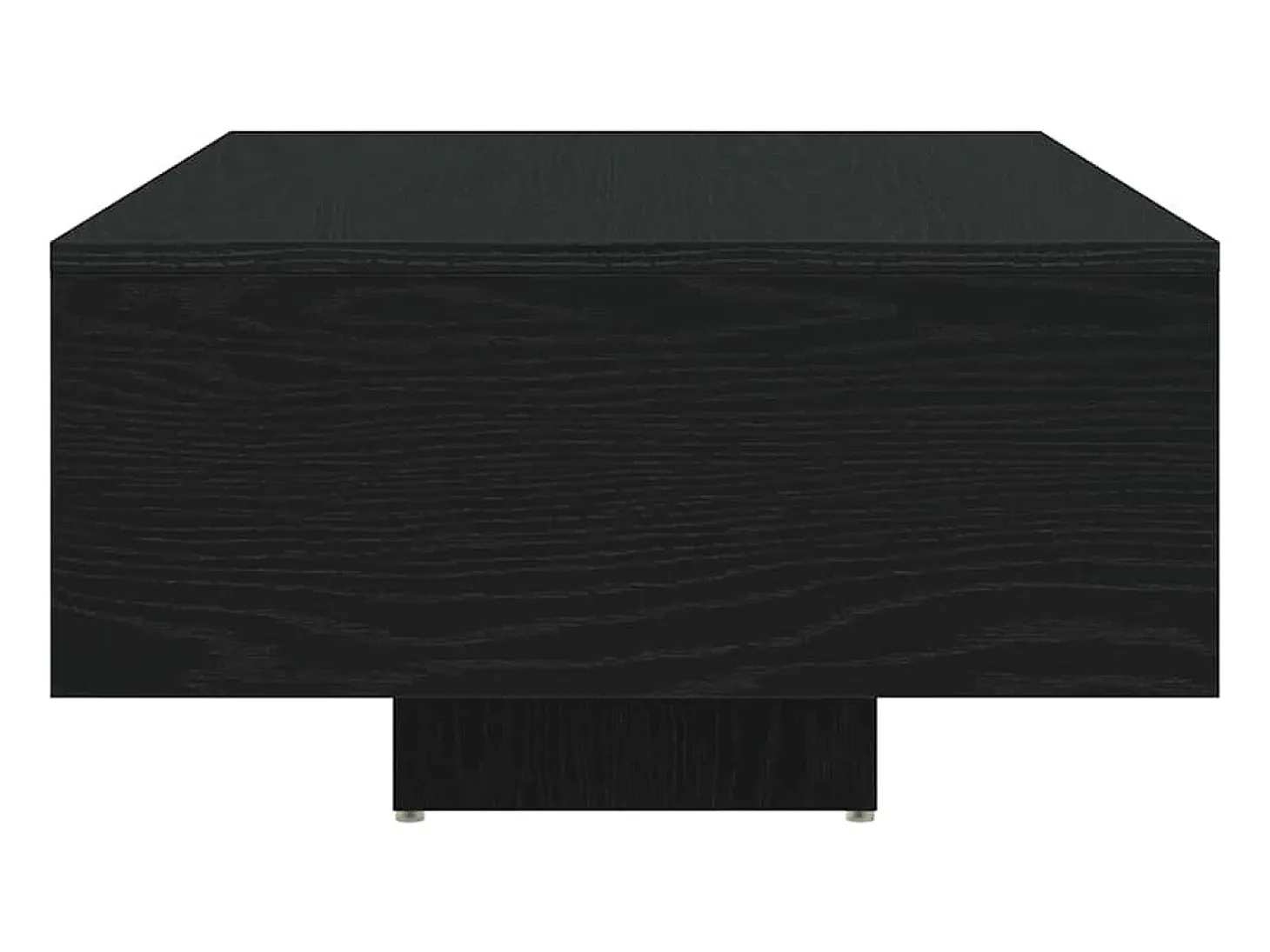 Mesa de Café Roble negro 85 x 55 x 31 cm Madera contrachapada