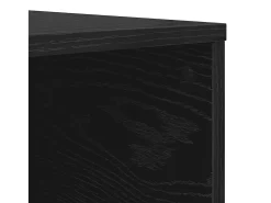Mesa de Café Roble negro 80 x 80 x 36.5 cm Madera contrachapada