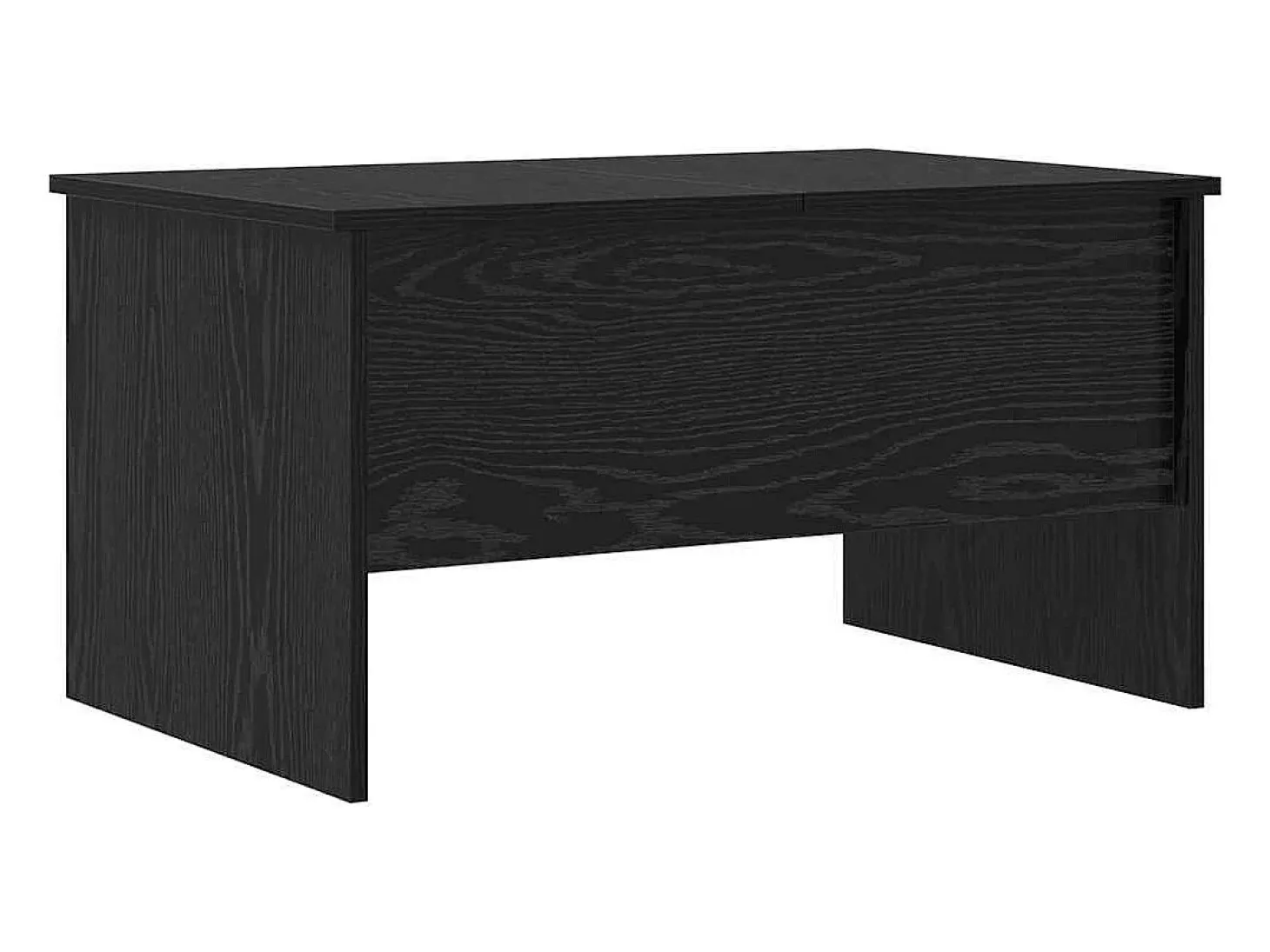 Mesa de Café Roble negro 80 x 50.5 x 42.5 cm
