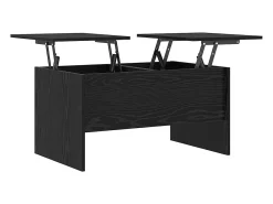 Mesa de Café Roble negro 80 x 50.5 x 42.5 cm