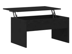 Mesa de Café Roble Negro 80 x 50.5 x 41.5 cm