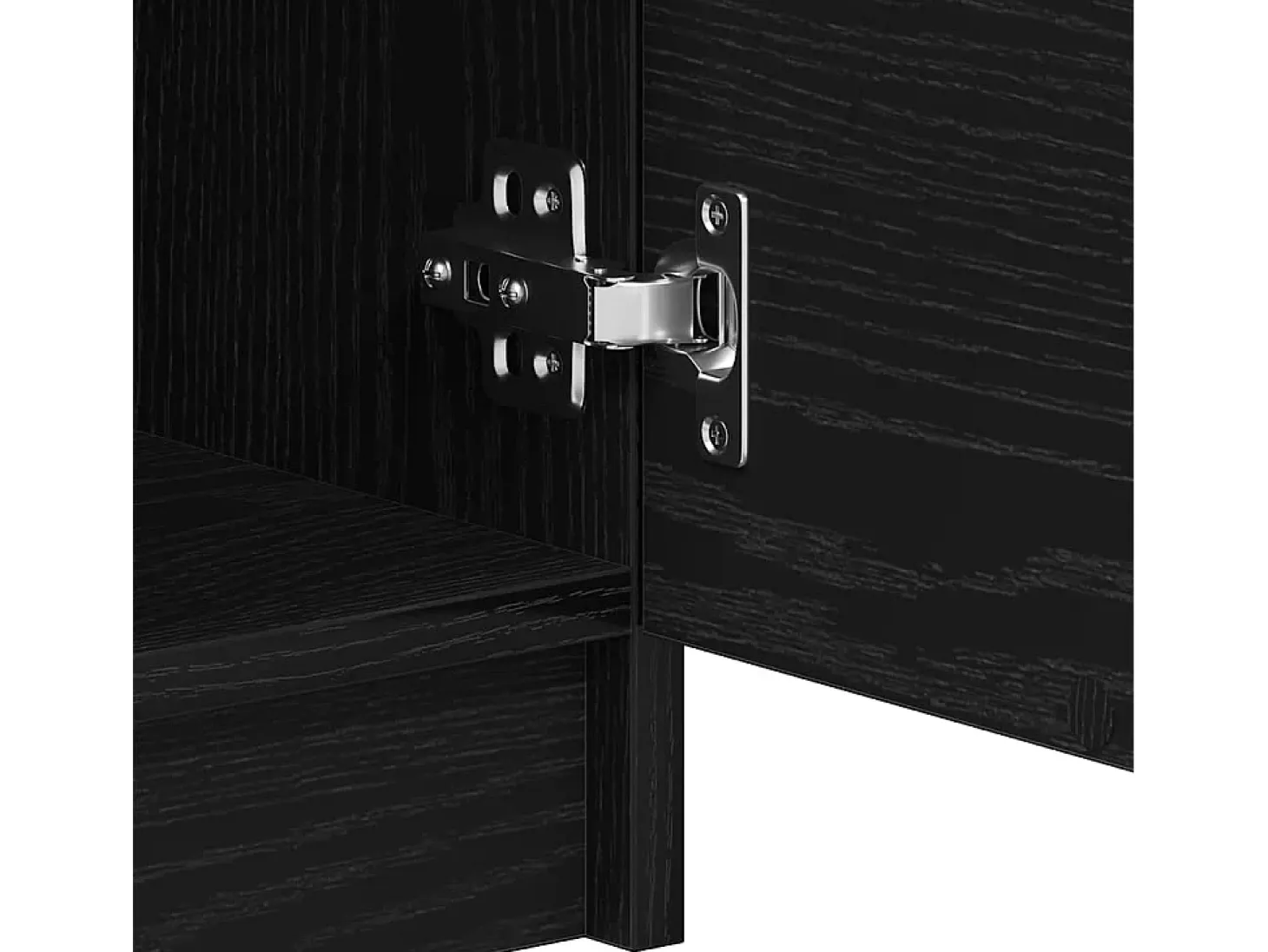 Mesa de Café Roble negro 50 x 50 x 36 cm Madera contrachapada