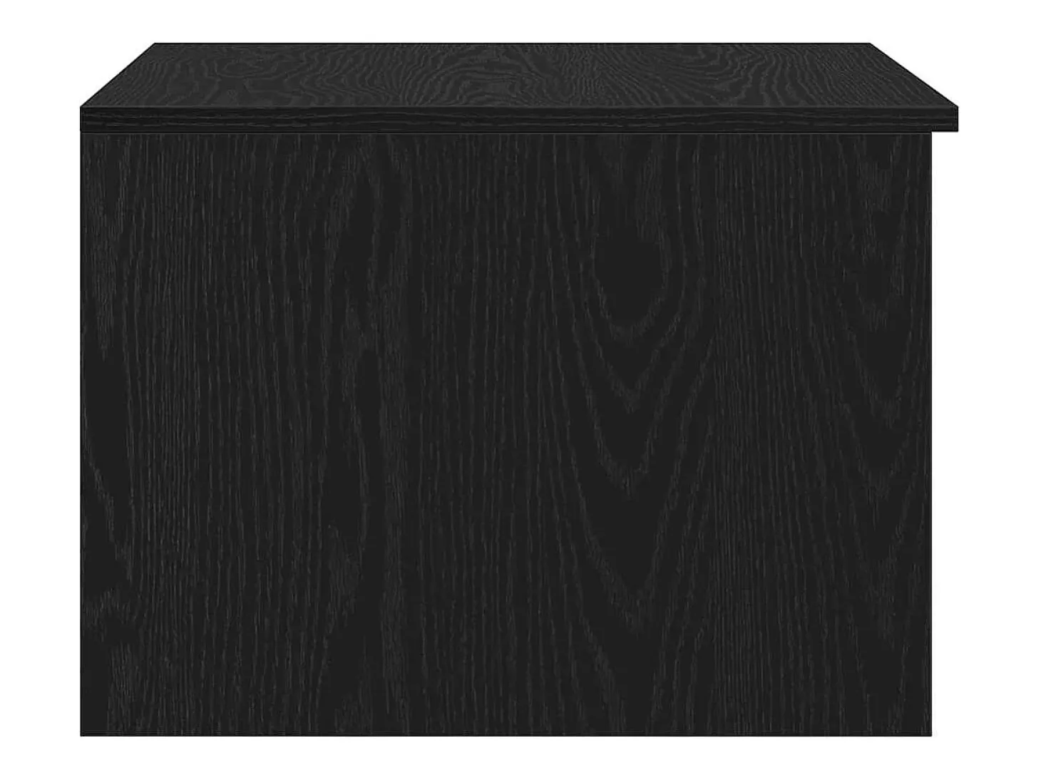 Mesa de Café Roble negro 50 x 50 x 36 cm Madera contrachapada