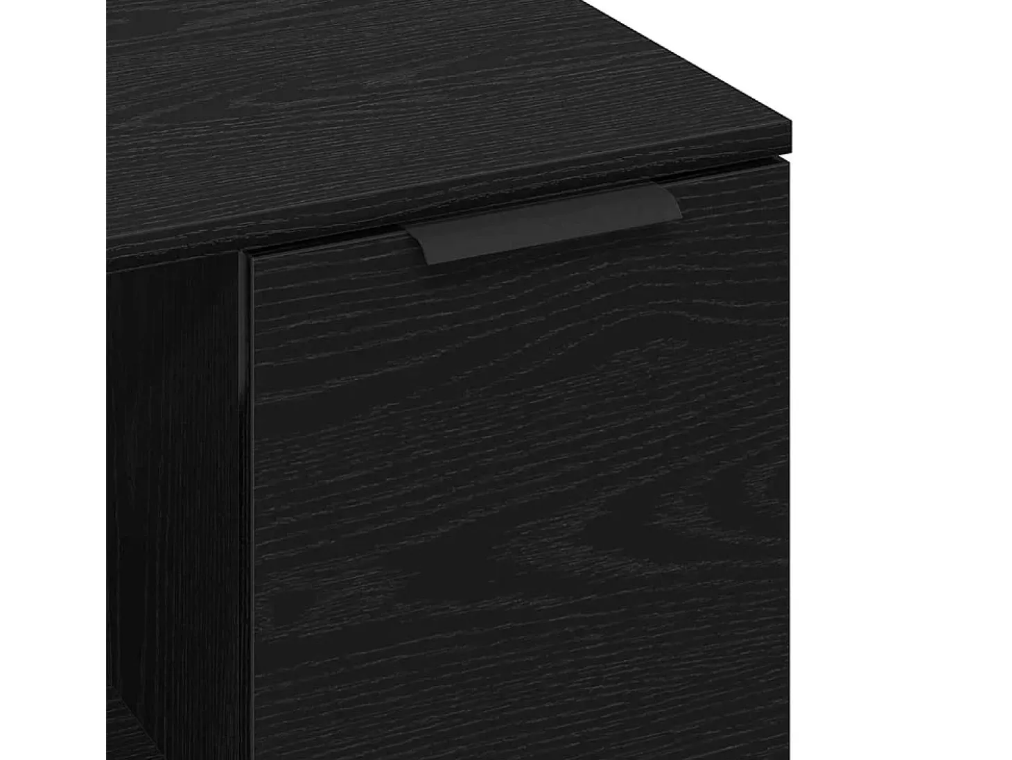 Mesa de Café Roble negro 50 x 50 x 36 cm Madera contrachapada