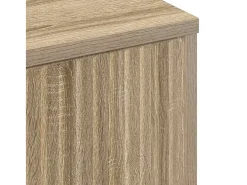 Mesa de Café Roble Sonoma 90 x 49 x 46 cm Madera contrachapada