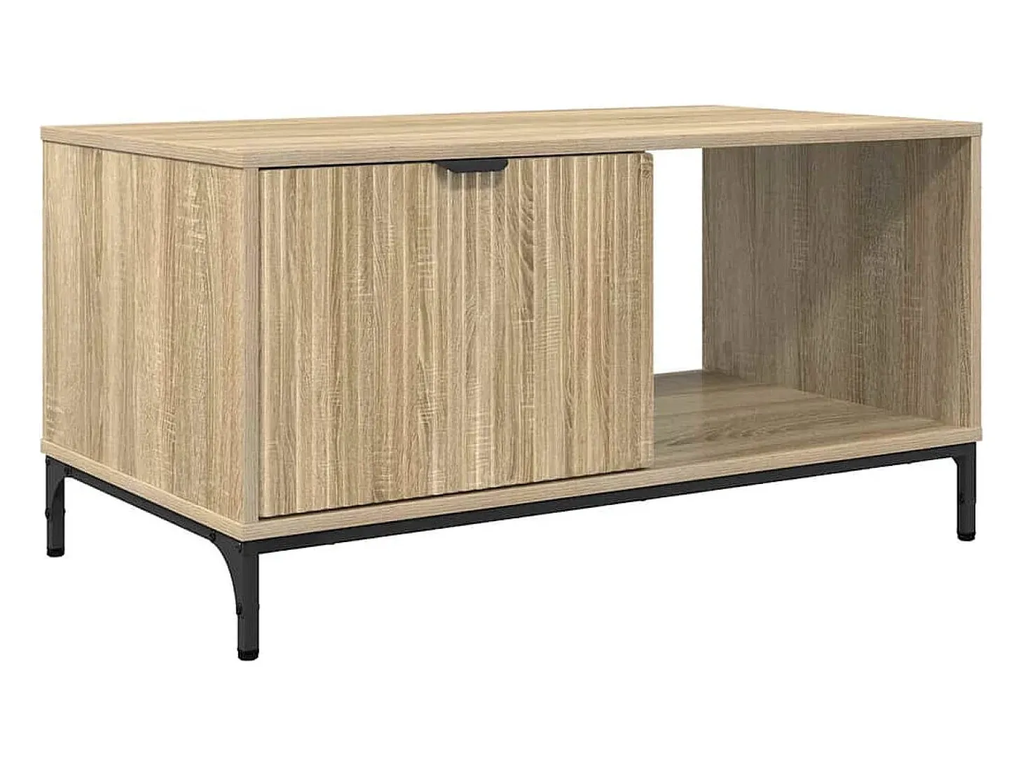 Mesa de Café Roble Sonoma 90 x 49 x 46 cm Madera contrachapada