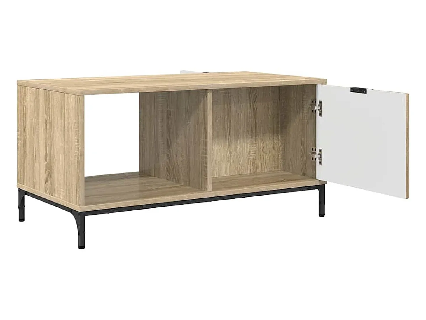 Mesa de Café Roble Sonoma 90 x 49 x 46 cm Madera contrachapada