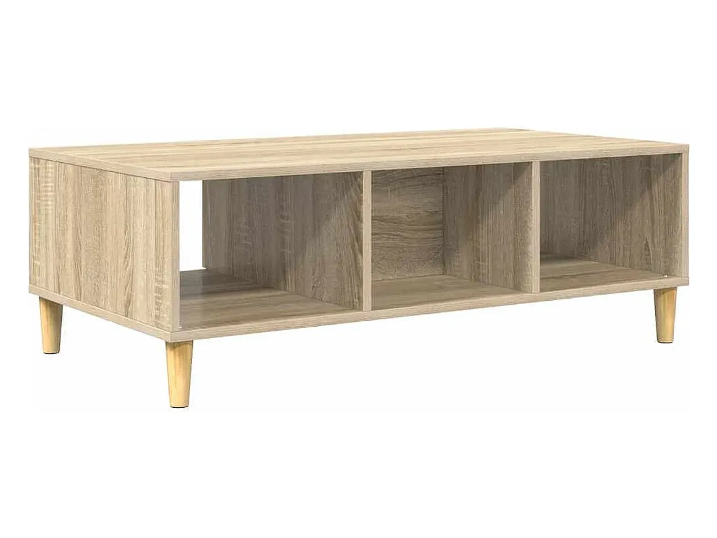 Mesa de Café Roble Sonoma 103.5 x 60 x 35 cm