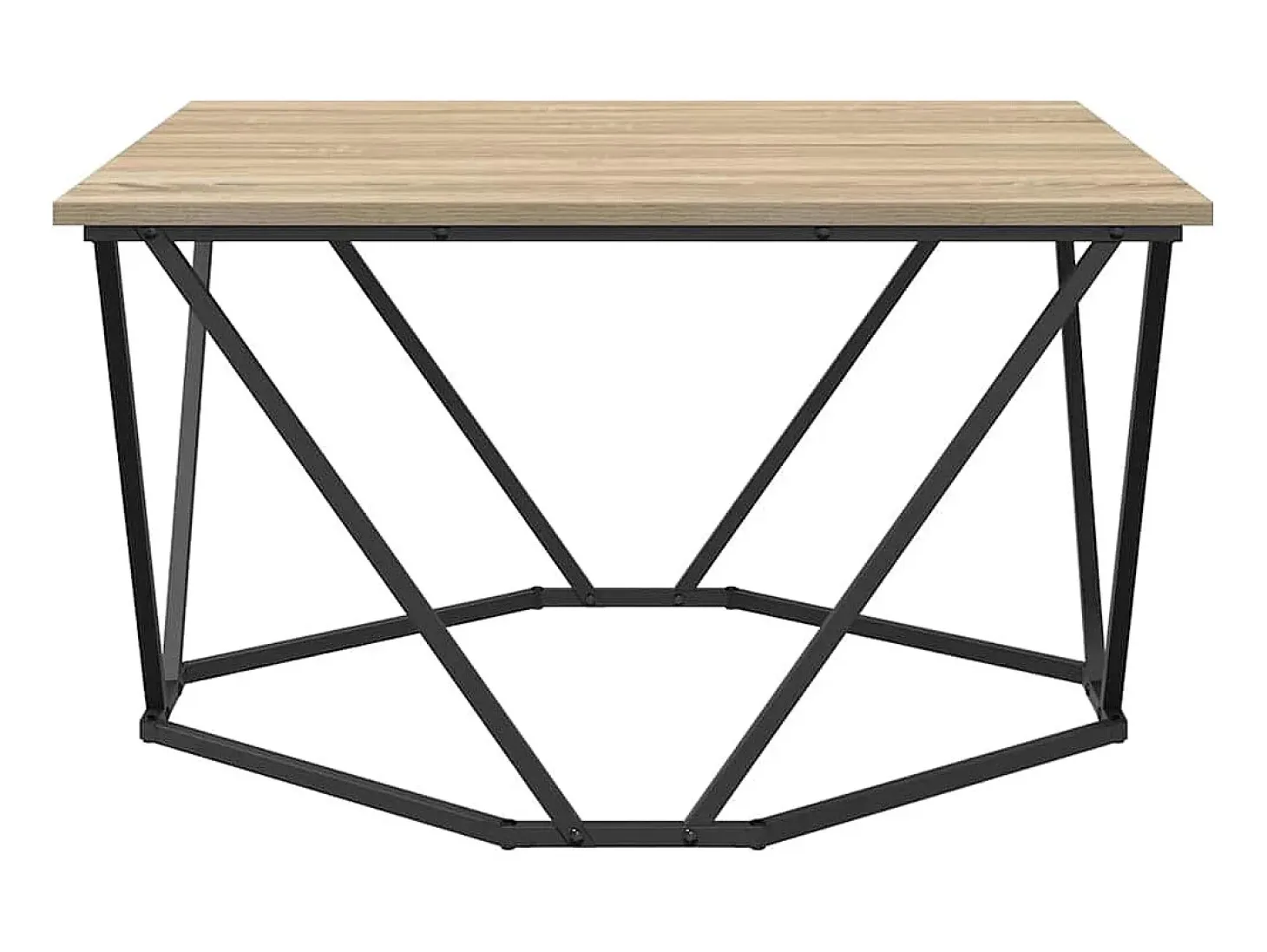 Mesa de Café Roble Sonoma 80 x 80 x 45 cm
