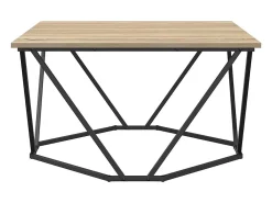 Mesa de Café Roble Sonoma 80 x 80 x 45 cm