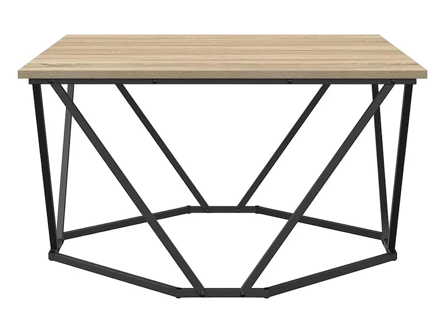 Mesa de Café Roble Sonoma 80 x 80 x 45 cm
