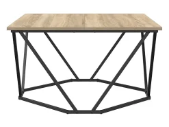 Mesa de Café Roble Sonoma 80 x 80 x 45 cm