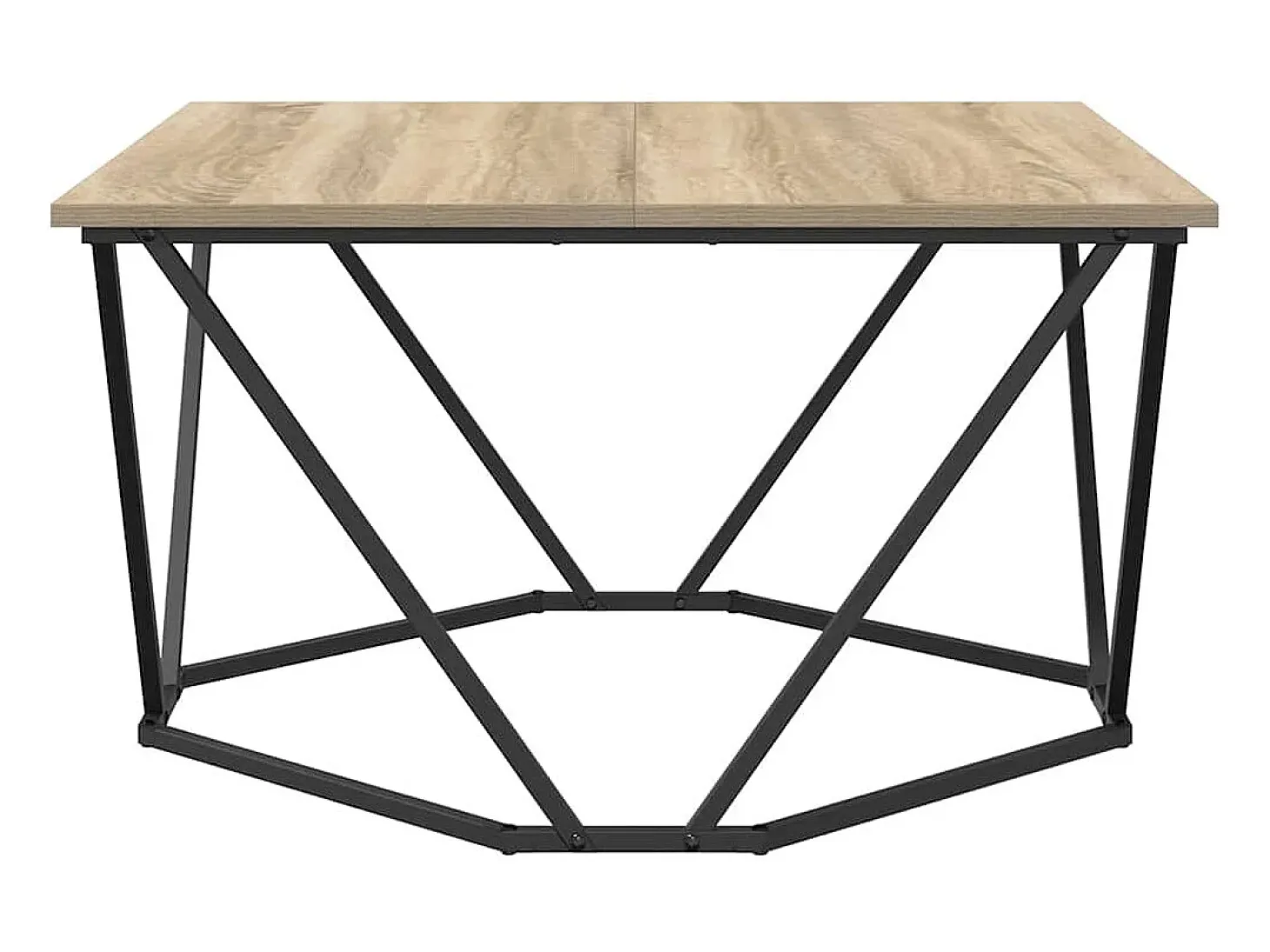 Mesa de Café Roble Sonoma 80 x 80 x 45 cm