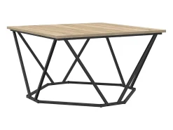 Mesa de Café Roble Sonoma 80 x 80 x 45 cm