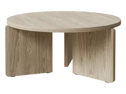 Mesa de centro - 85 cm - Acabado madera roble - PREFFINES