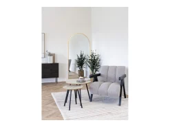 Mesa de Centro Aalst, Beige, 55x55x45 cm, Kendra Home