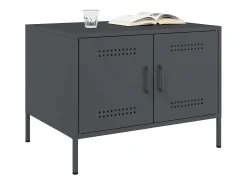 Mesa de centro acero laminado en frío antracita 68x50x50,5 cm