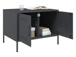 Mesa de centro acero laminado en frío antracita 68x50x50,5 cm