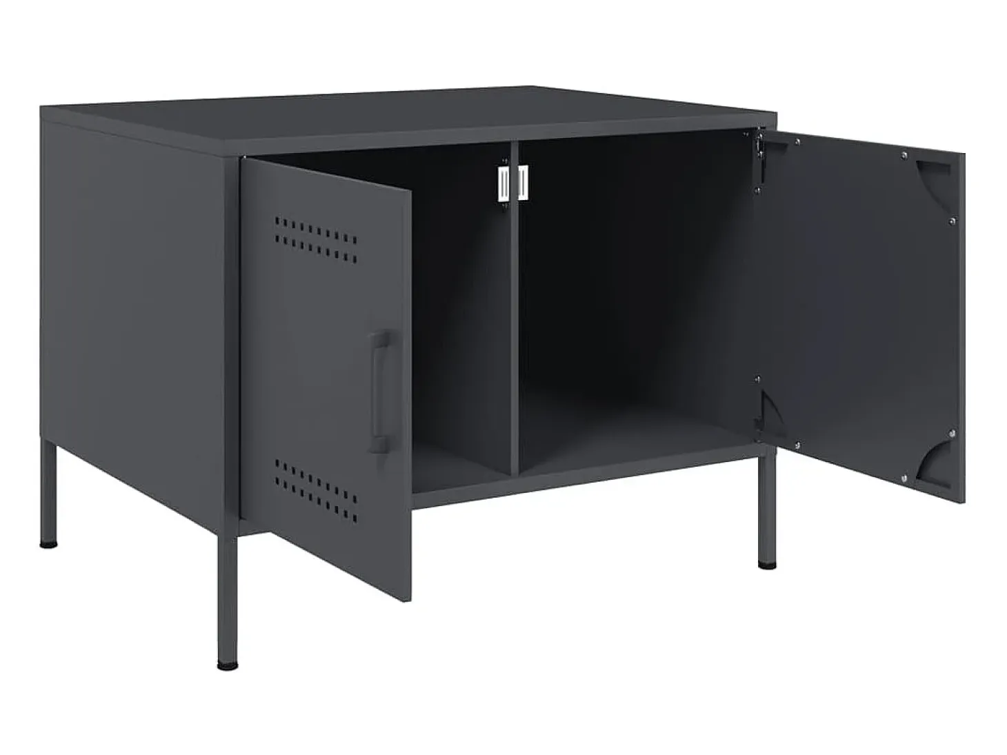 Mesa de centro acero laminado en frío antracita 68x50x50,5 cm