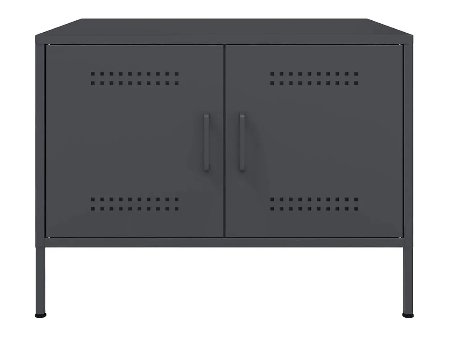 Mesa de centro acero laminado en frío antracita 68x50x50,5 cm